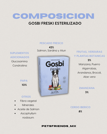 Gosbi Fresko Alimento Humedo 375g