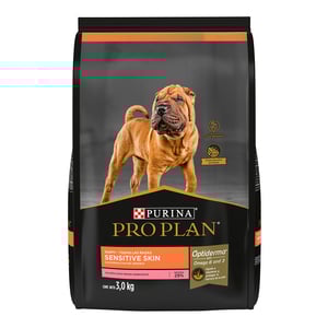 Pro Plan Optiderma Sensitive Skin Alimento Seco para Perro Cachorro Razas Mediana/Grande Receta Salmón y Arroz