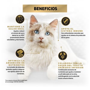 Pro Plan Optiprebio Alimento Seco para Gato Adulto Receta Pollo